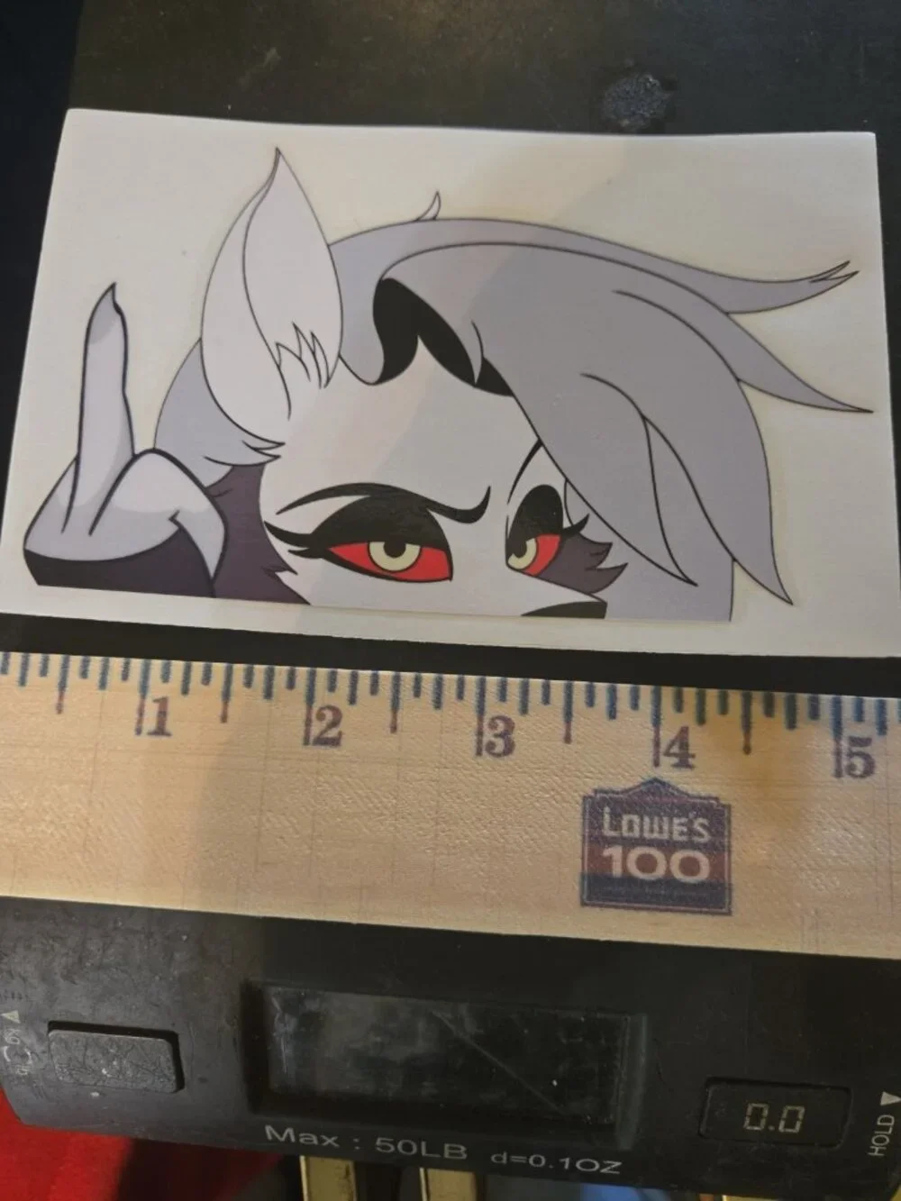 Rude Loona Helluva Boss Weatherproof Anime Sticker 5